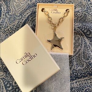 Camila Coelho Gold Star Pendant Necklace
